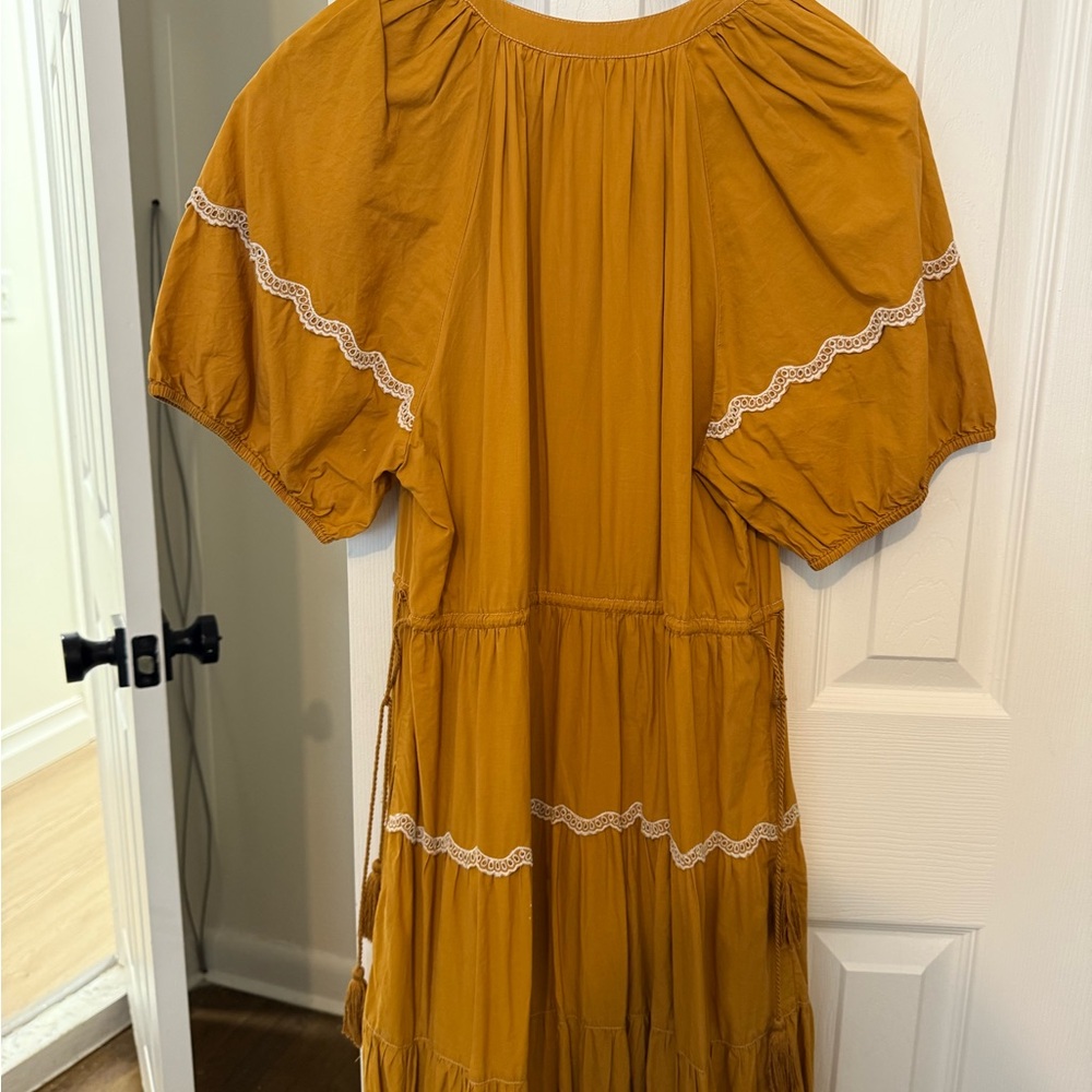 Ulla Johnson - Claribel Dress - Women - Cotton/Polyester - 2 - Yellow - Picture 5 of 8